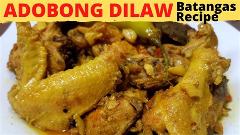 salaw in batangas|Batangas Adobo Sa Dilaw (Turmeric Chicken Adobo) .